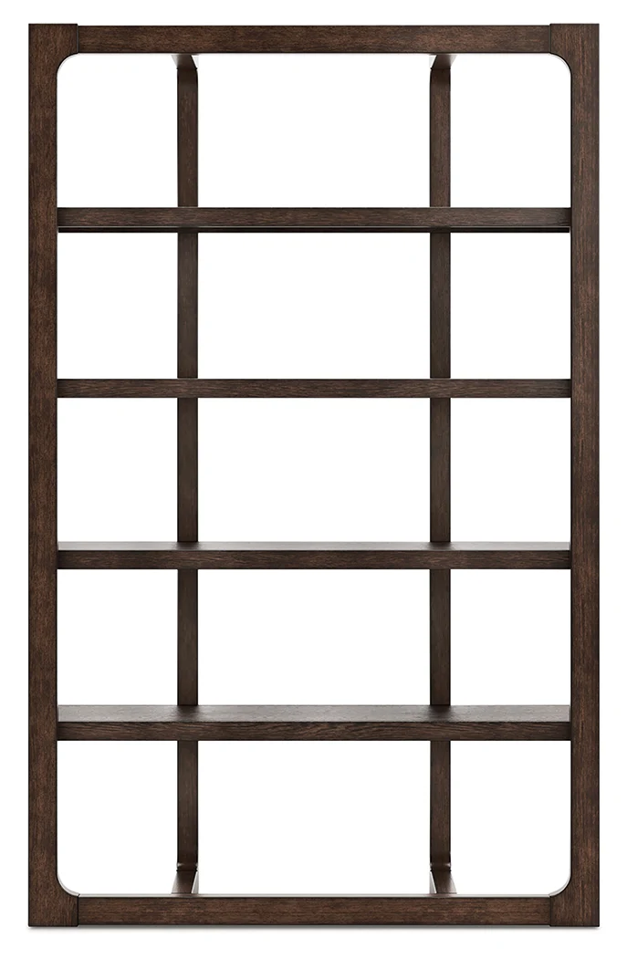 Breckington Dark Brown 76" Bookcase - Image 3