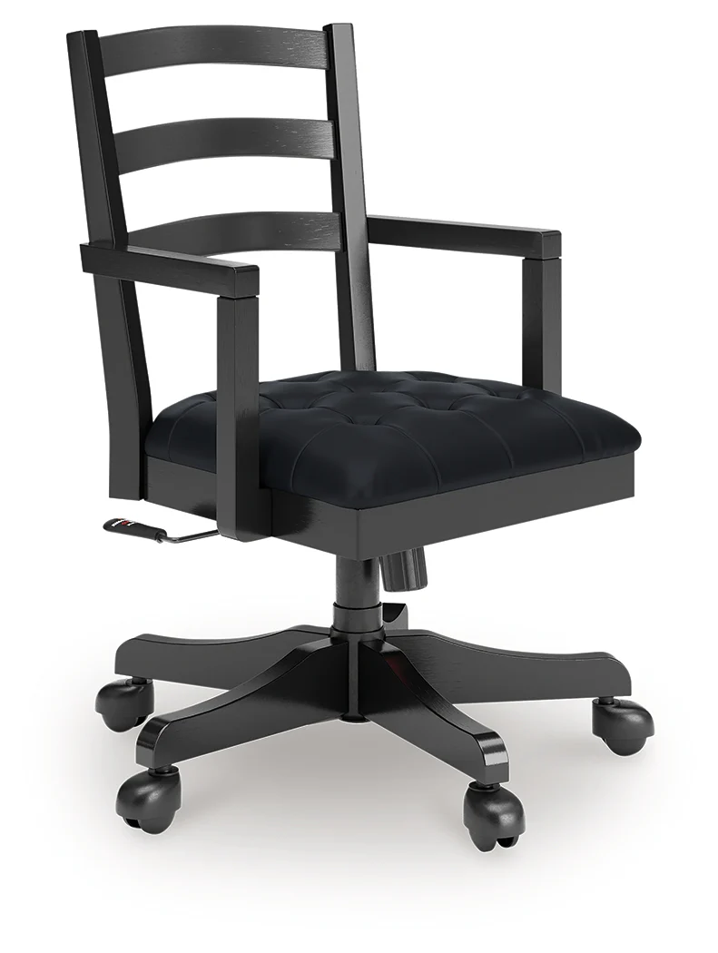 Wildenauer Black Home Office Desk Chair - Image 2