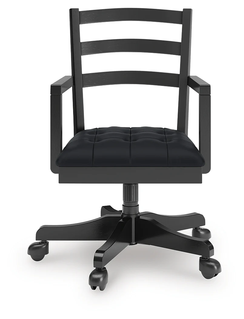 Wildenauer Black Home Office Desk Chair - Image 3