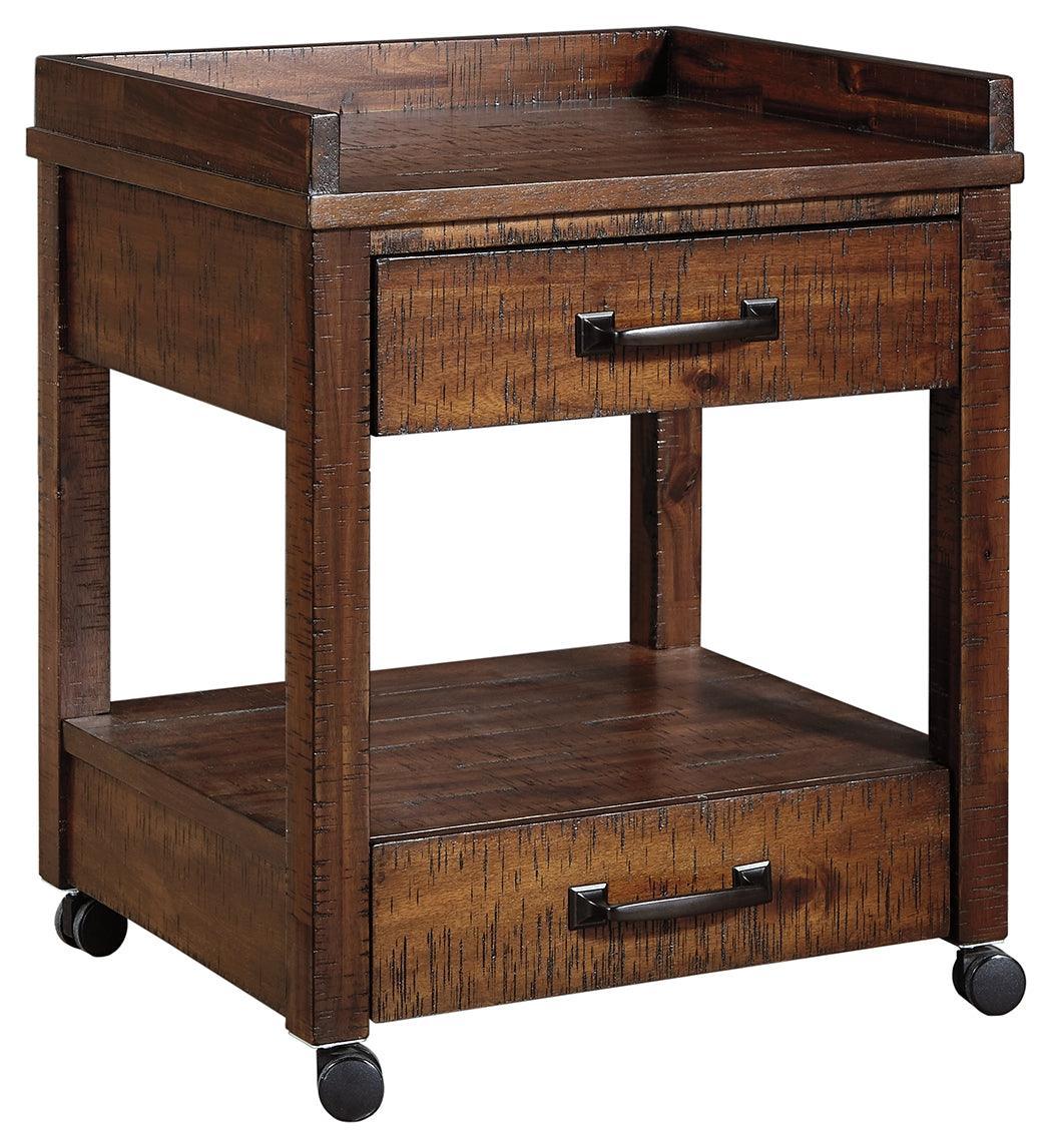 Baldridge Rustic Brown Printer Stand - Image 2