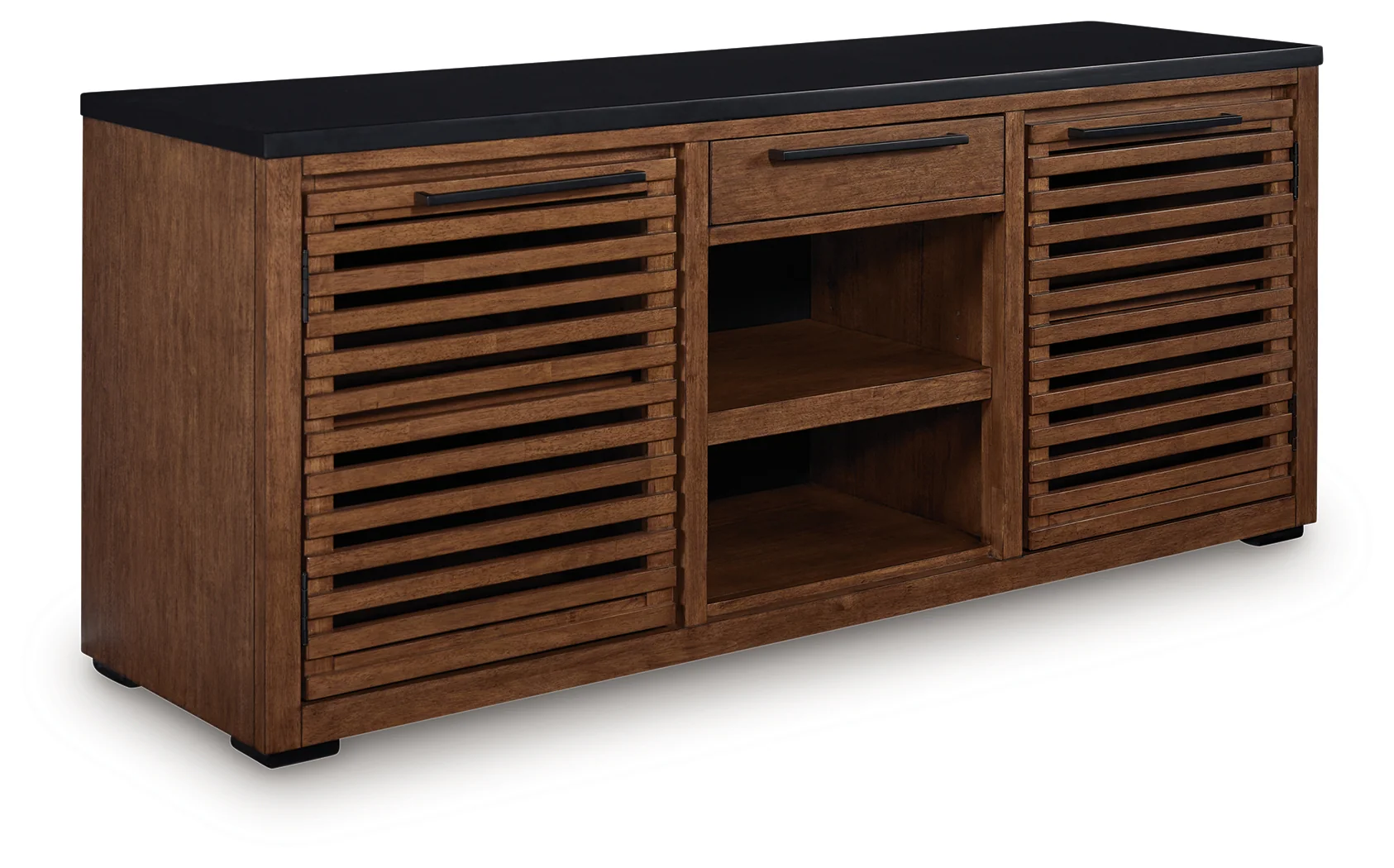 Kallari Warm Brown/Black Credenza - Image 2
