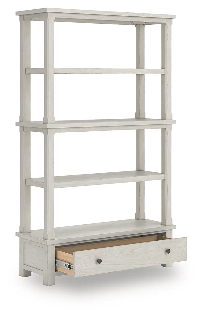 Robbinsdale Antique White 75" Bookcase - Image 3