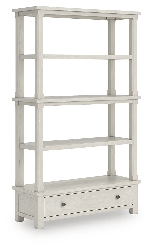Robbinsdale Antique White 75" Bookcase - Image 1