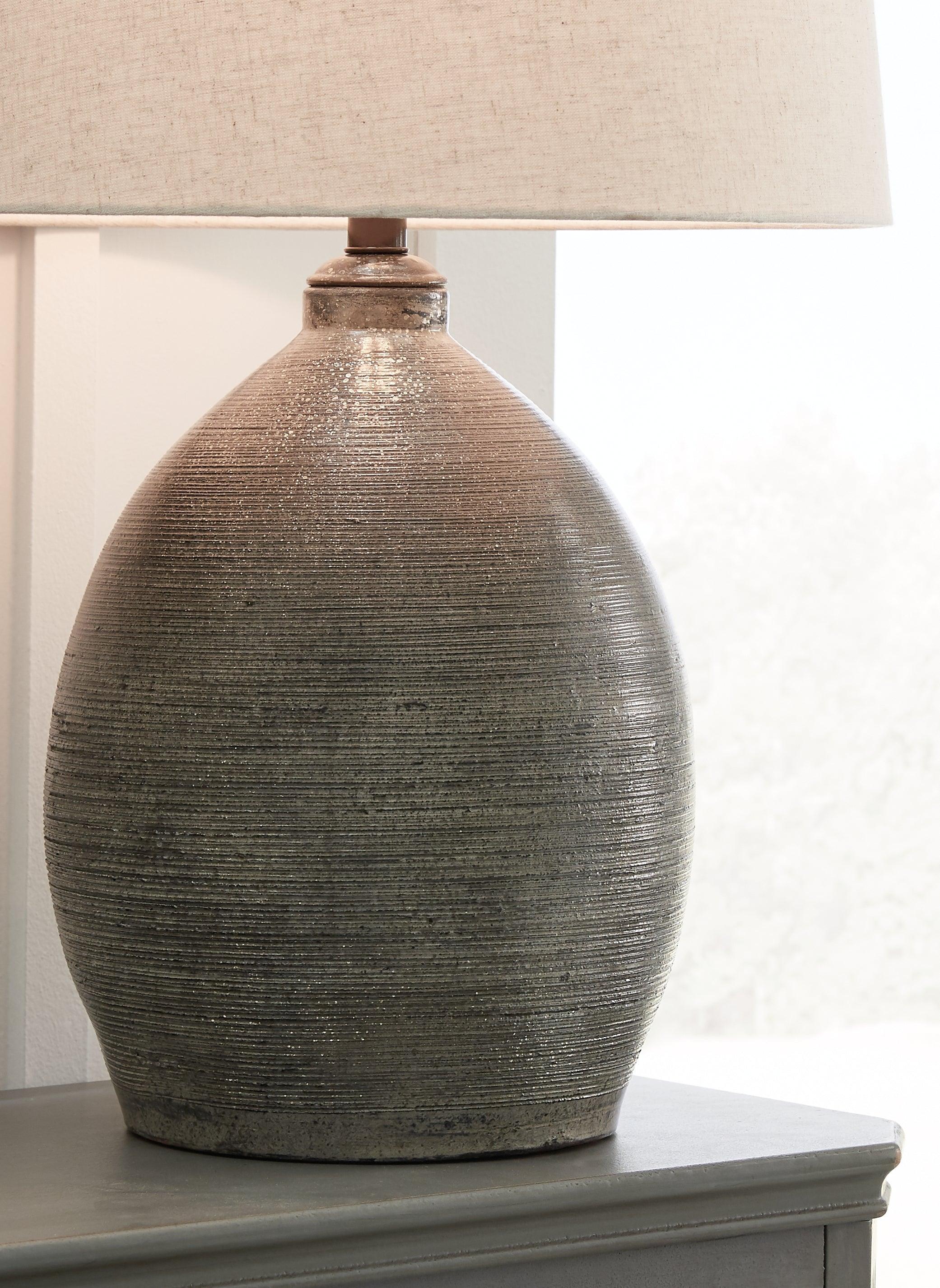 Joyelle Gray Table Lamp - Image 3
