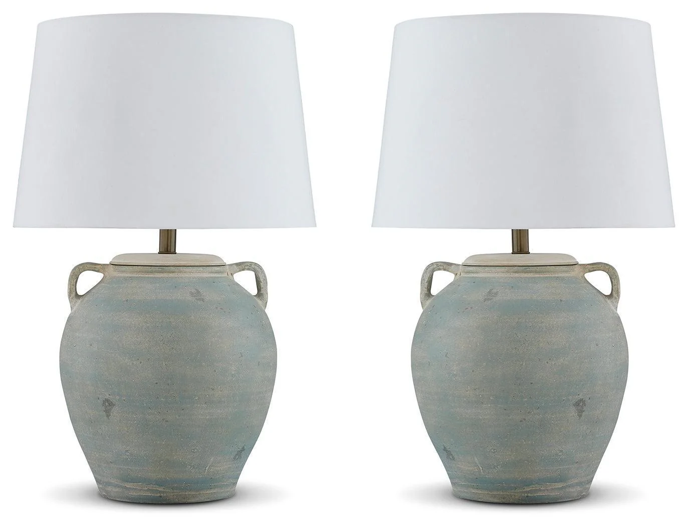 Shawburg Antique Green 2-Piece Table Lamp Set - Image 3