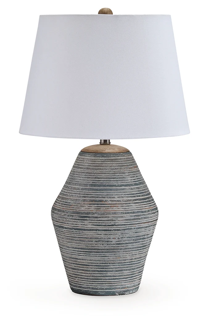 Lawrock Antique Blue Table Lamp - Image 2