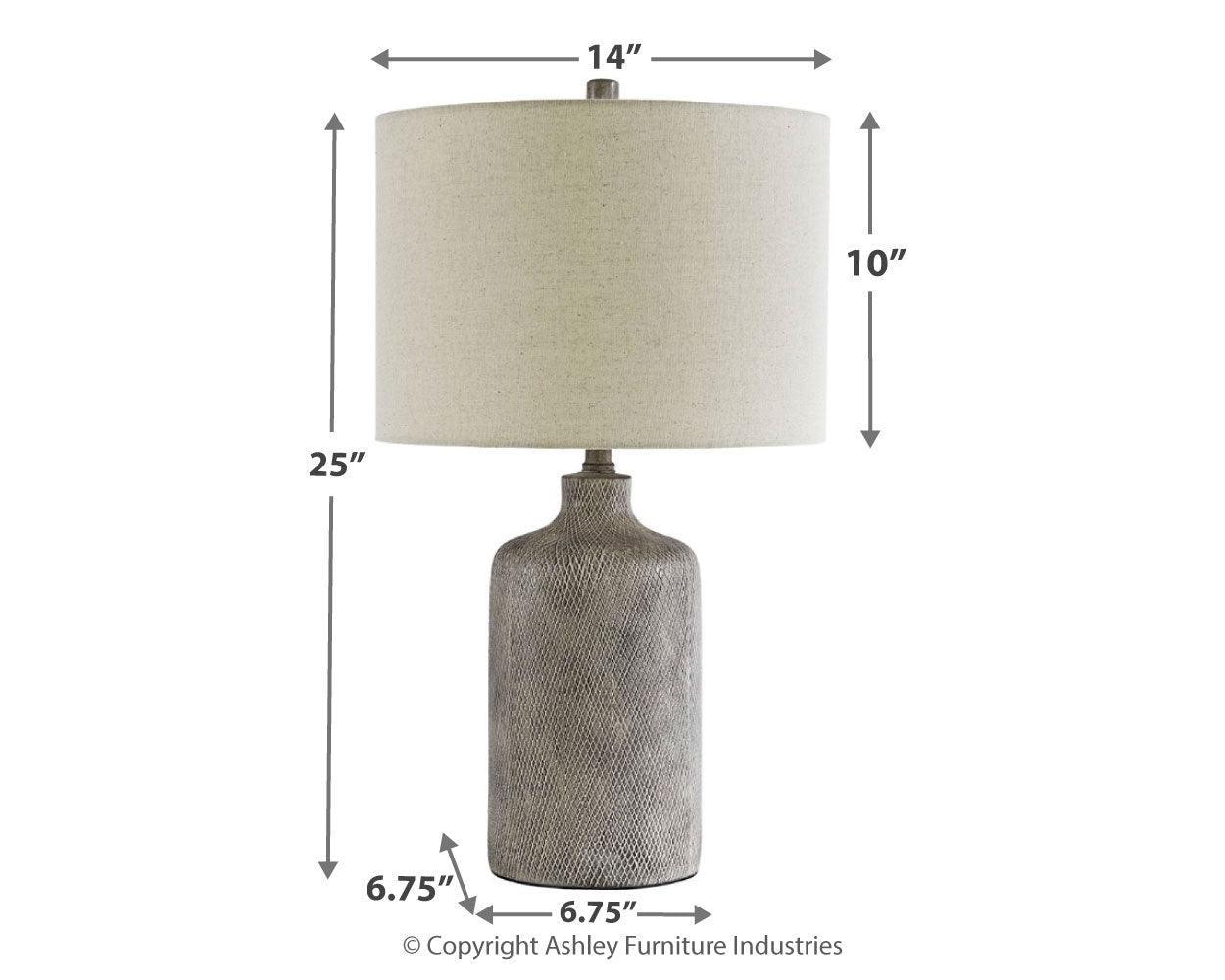 Linus Antique Black Table Lamp - Image 3
