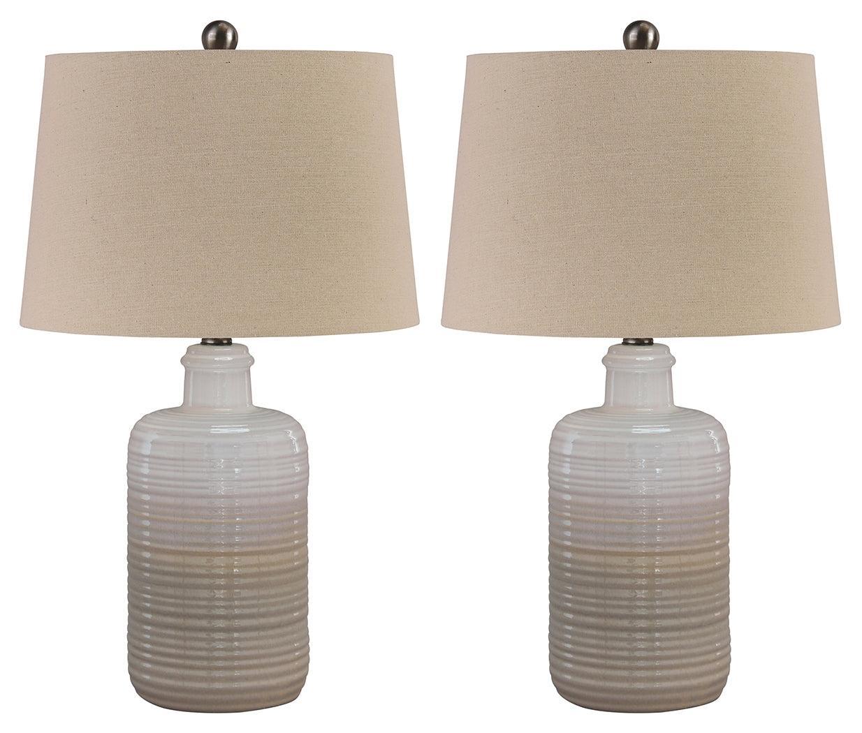 Marnina Taupe Table Lamp (Set of 2) - Image 2