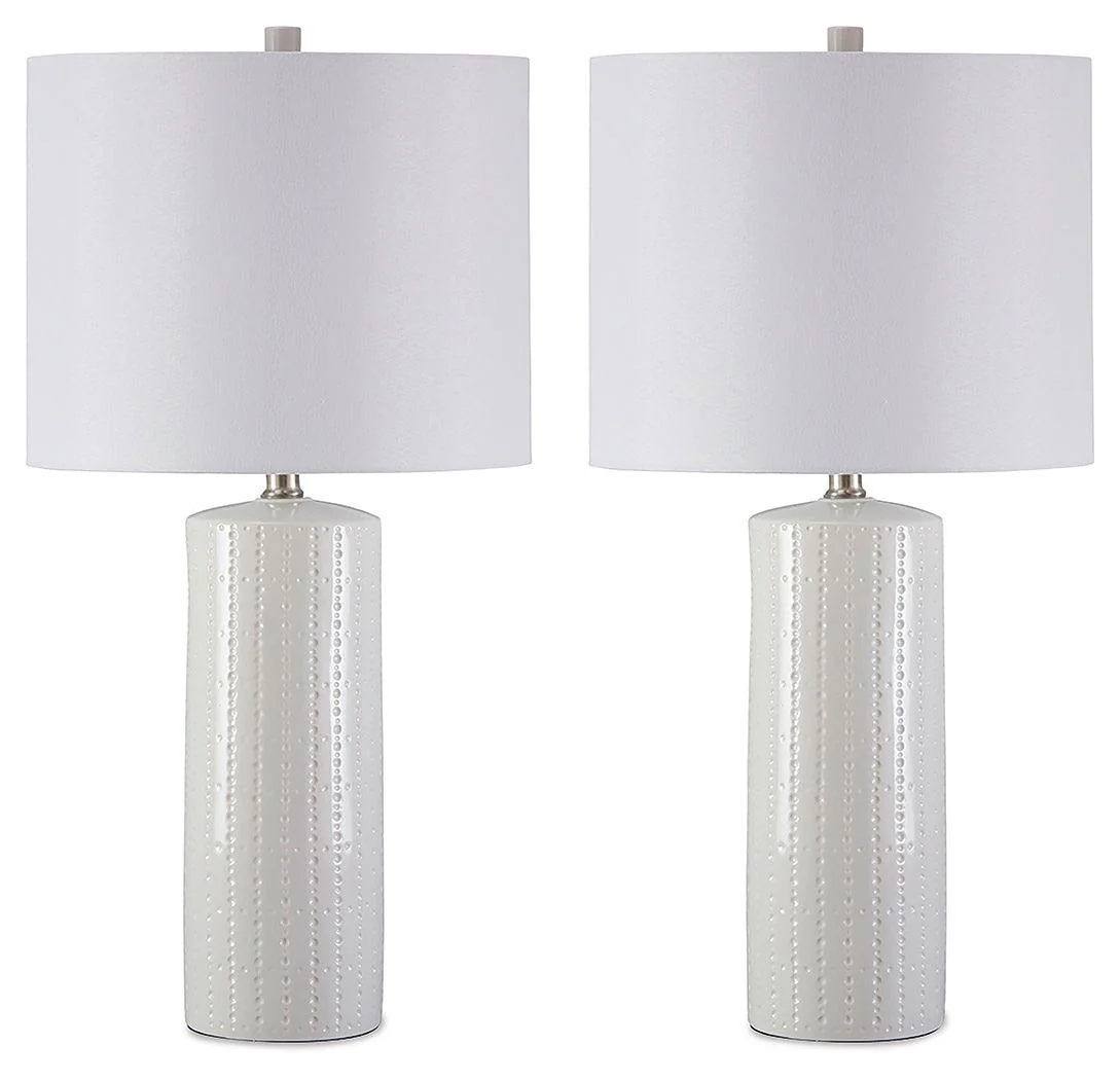 Steuben White Table Lamp (Set of 2) - Image 2
