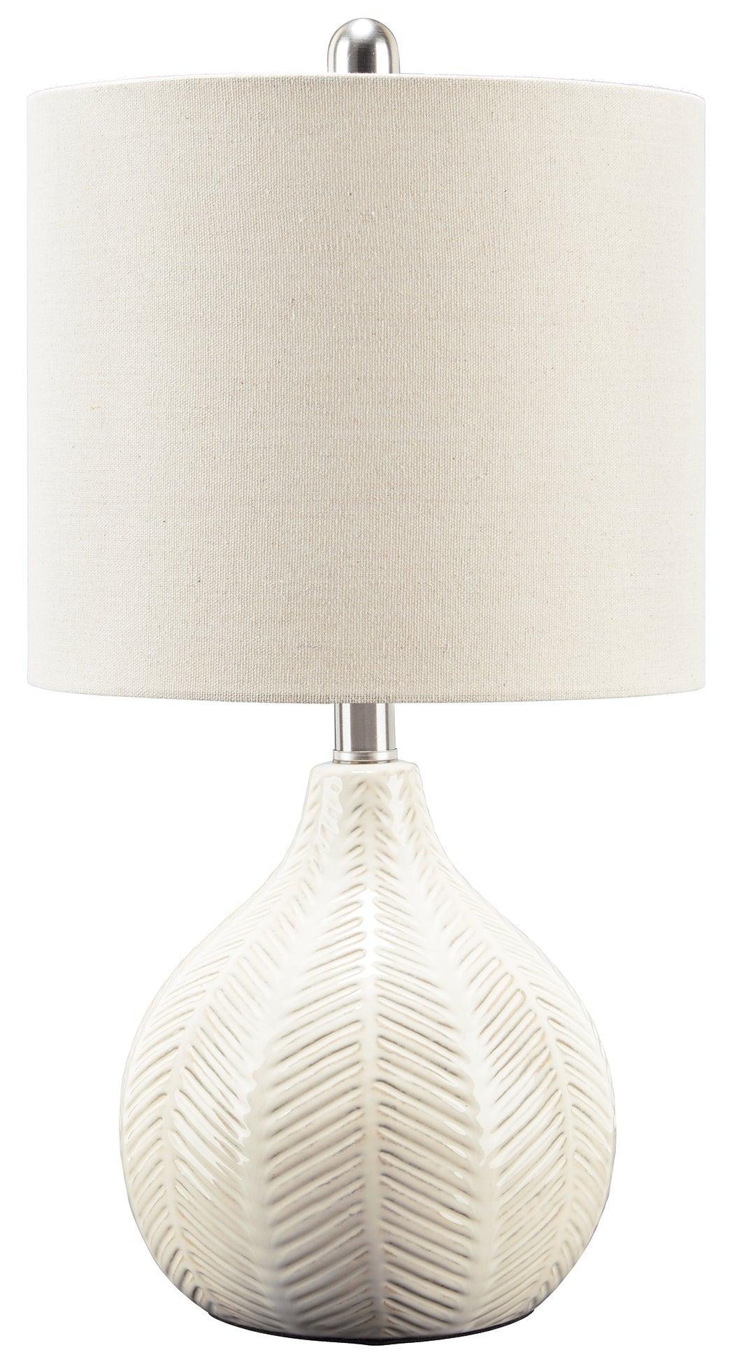Rainermen Off White Table Lamp - Image 2