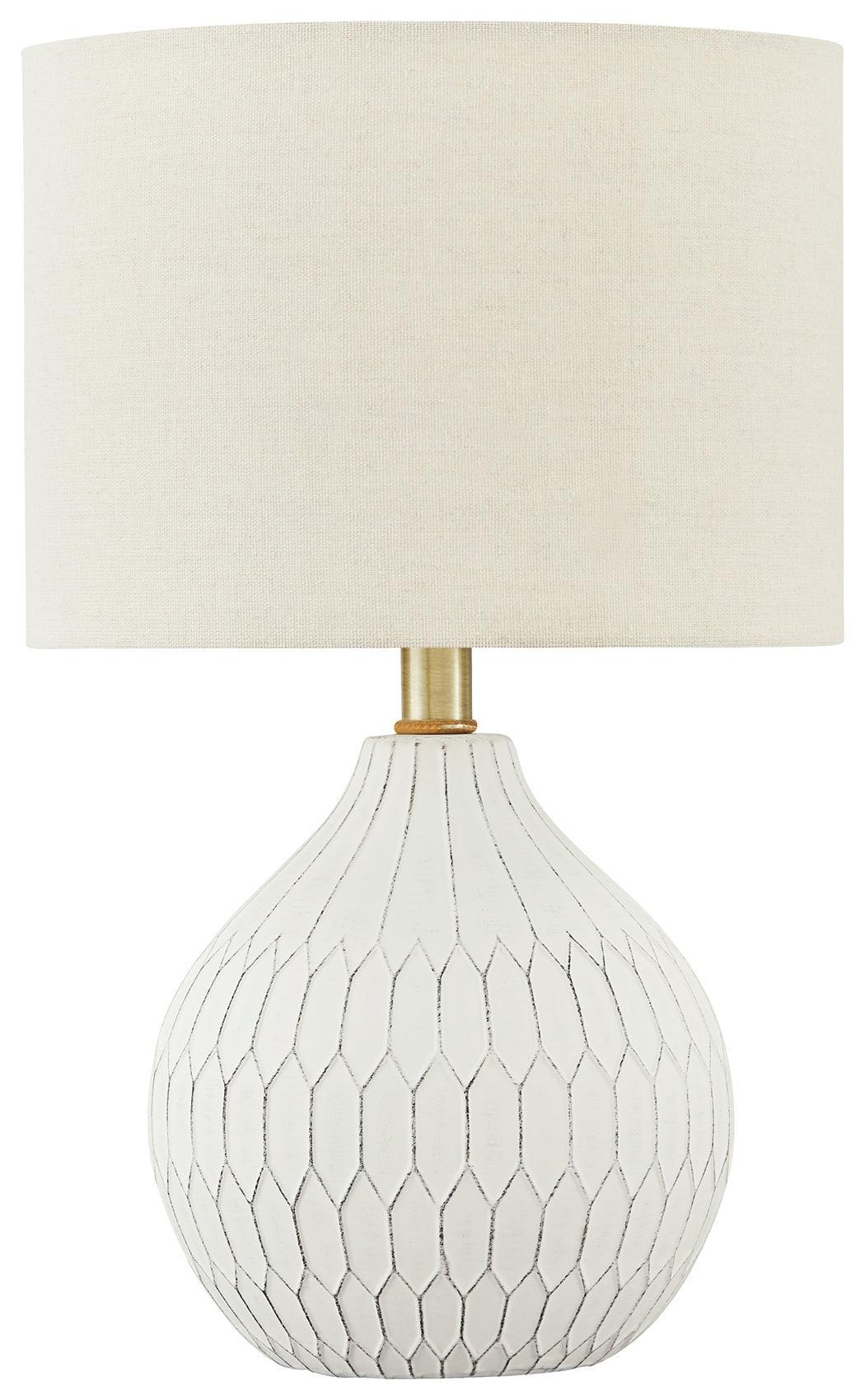 Wardmont White Table Lamp - Image 2