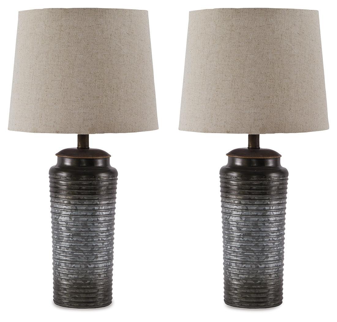 Norbert Gray Table Lamp (Set of 2) - Image 2