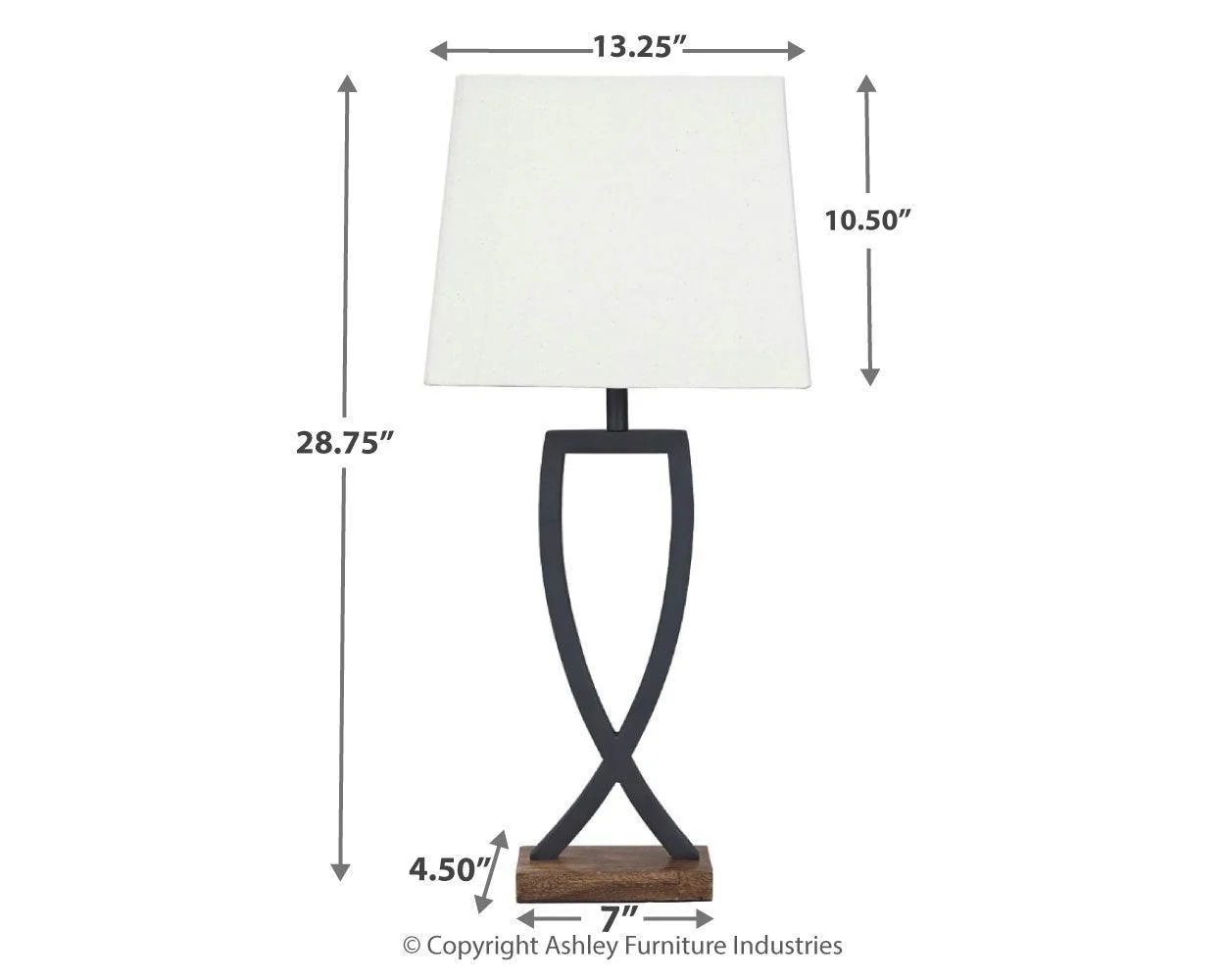 Makara Black Brown Table Lamp (Set of 2) - Image 3