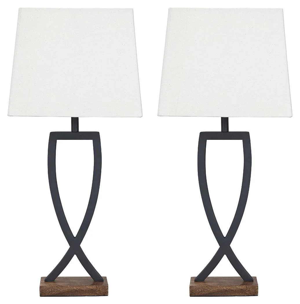 Makara Black Brown Table Lamp (Set of 2) - Image 2