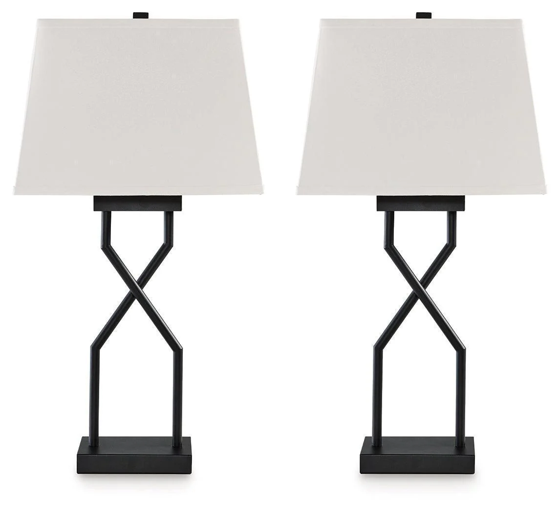 Brookthrone Black Table Lamp (Set of 2) - Image 2