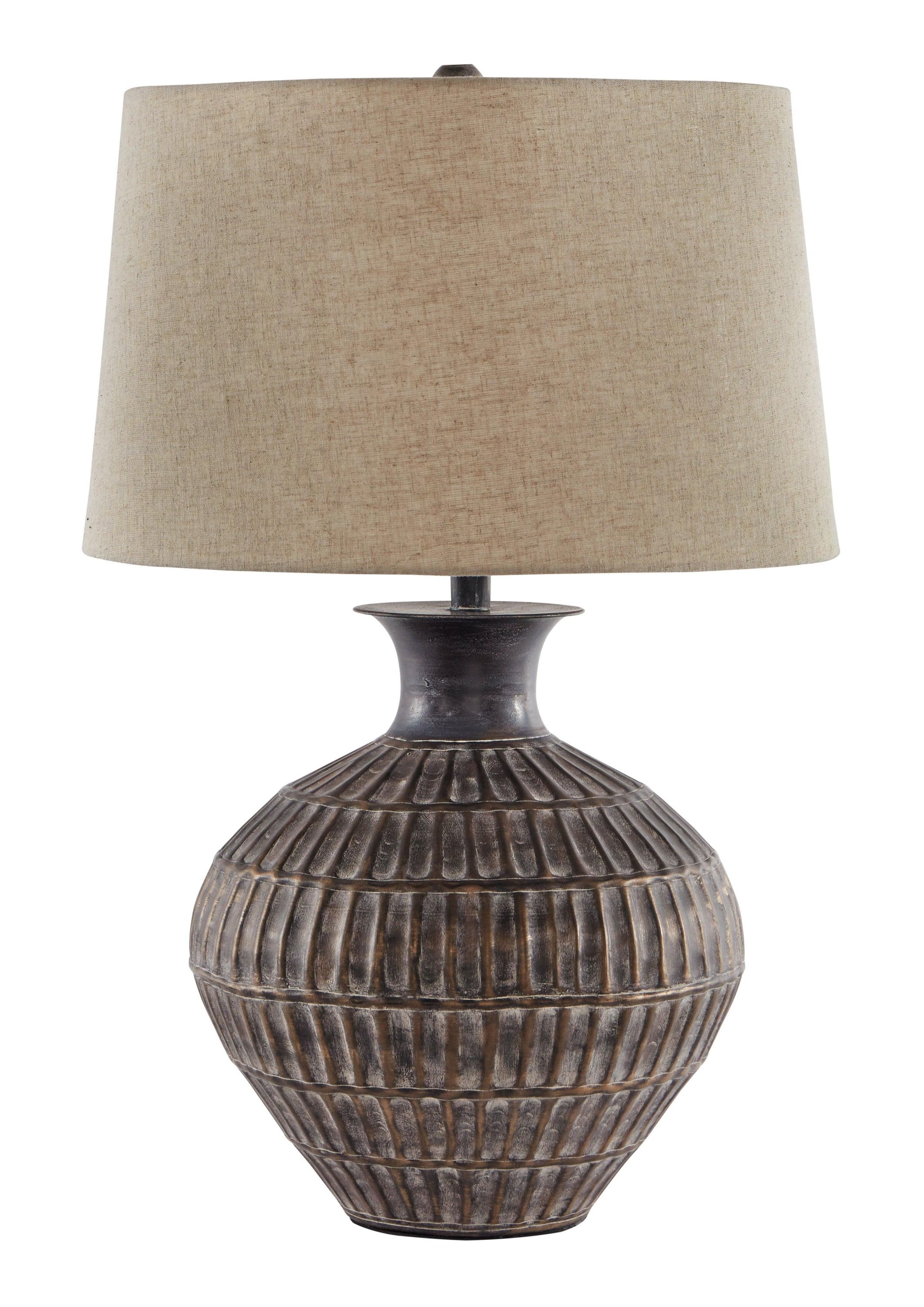 Magan Antique Bronze Finish Table Lamp - Image 2