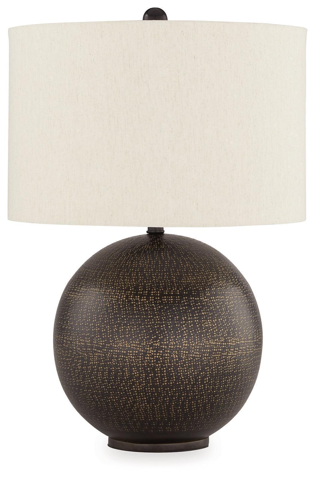 Hambell Black Gold Finish Table Lamp - Image 2