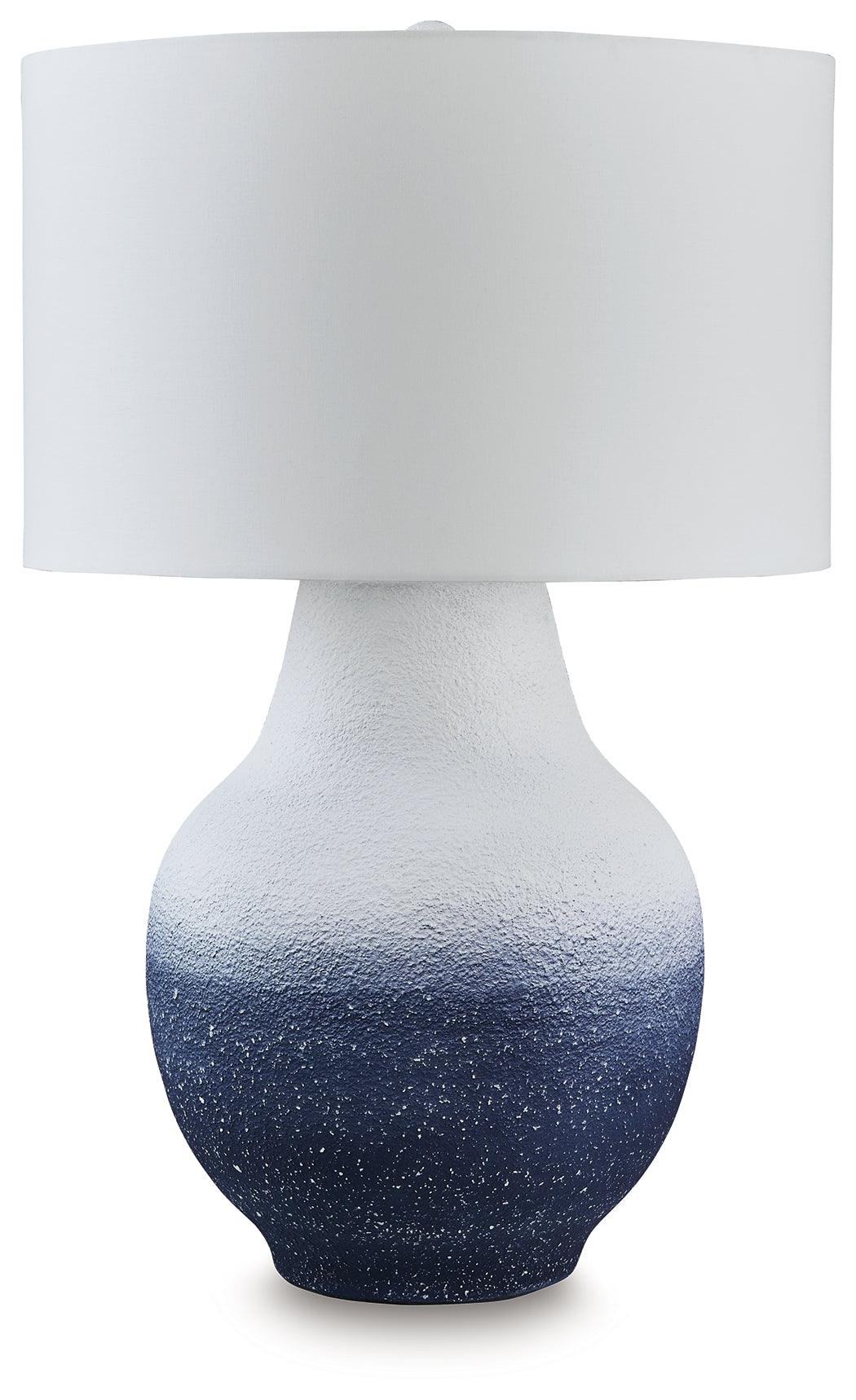 Dashland White/Navy Table Lamp - Image 1