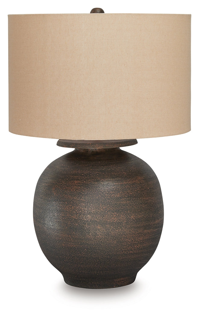 Carlenbury Antique Brown Table Lamp - Image 2