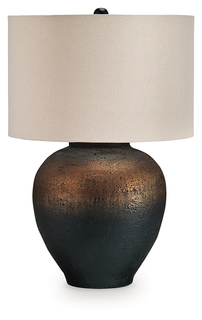 Newgerhard Brown/Black Table Lamp - Image 2