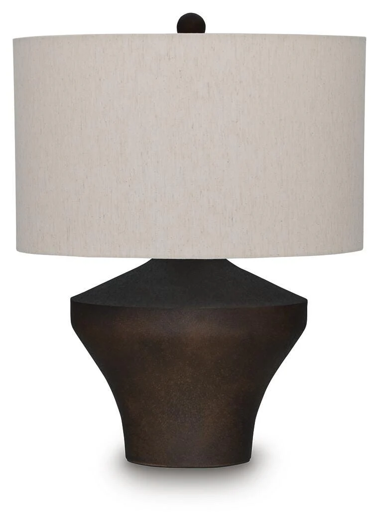 Dolanham Distressed Brown Table Lamp - Image 2