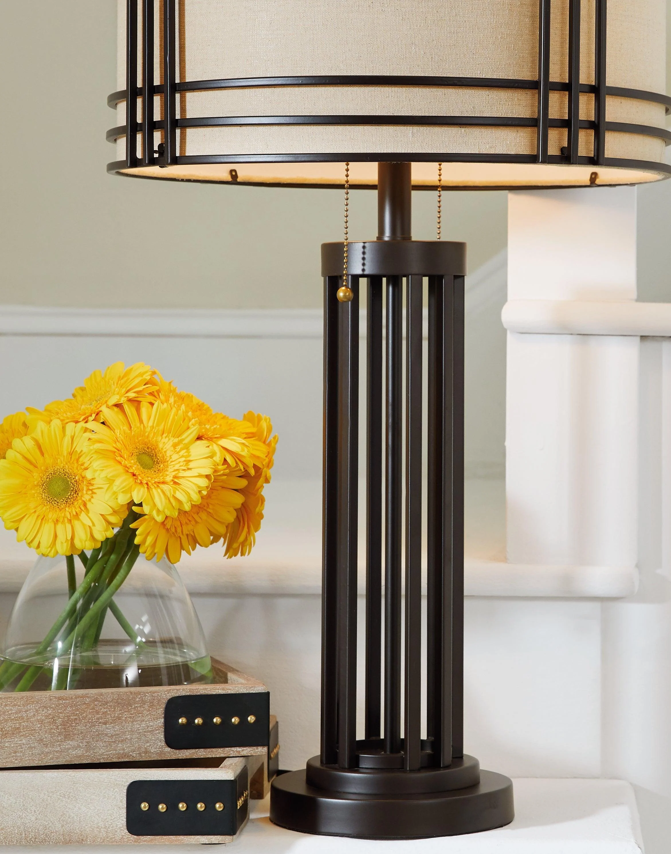 Hanswell Dark Brown Table Lamp - Image 3