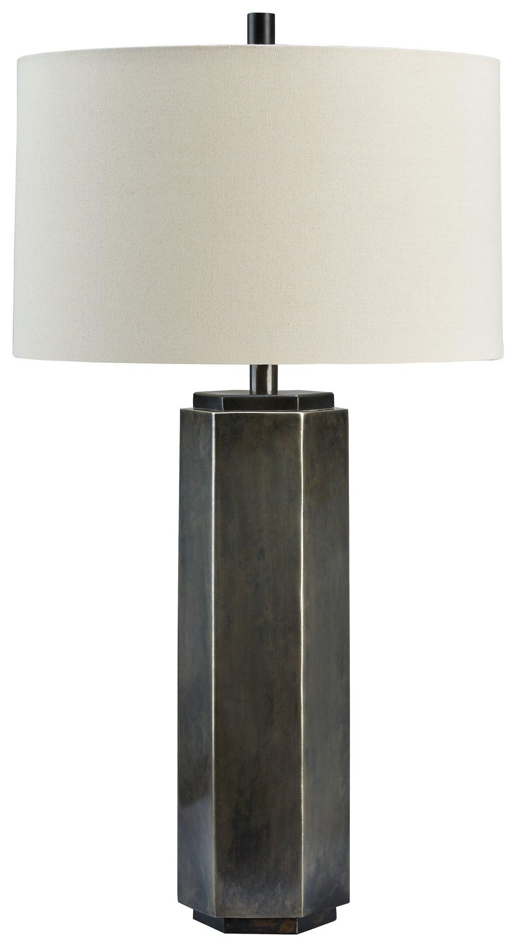 Dirkton Antique Pewter Finish Table Lamp - Image 2