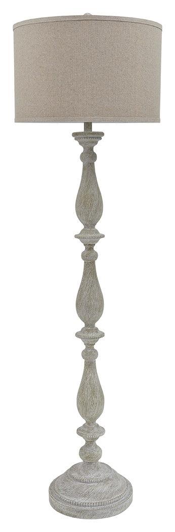 Bernadate Whitewash Floor Lamp - Image 2
