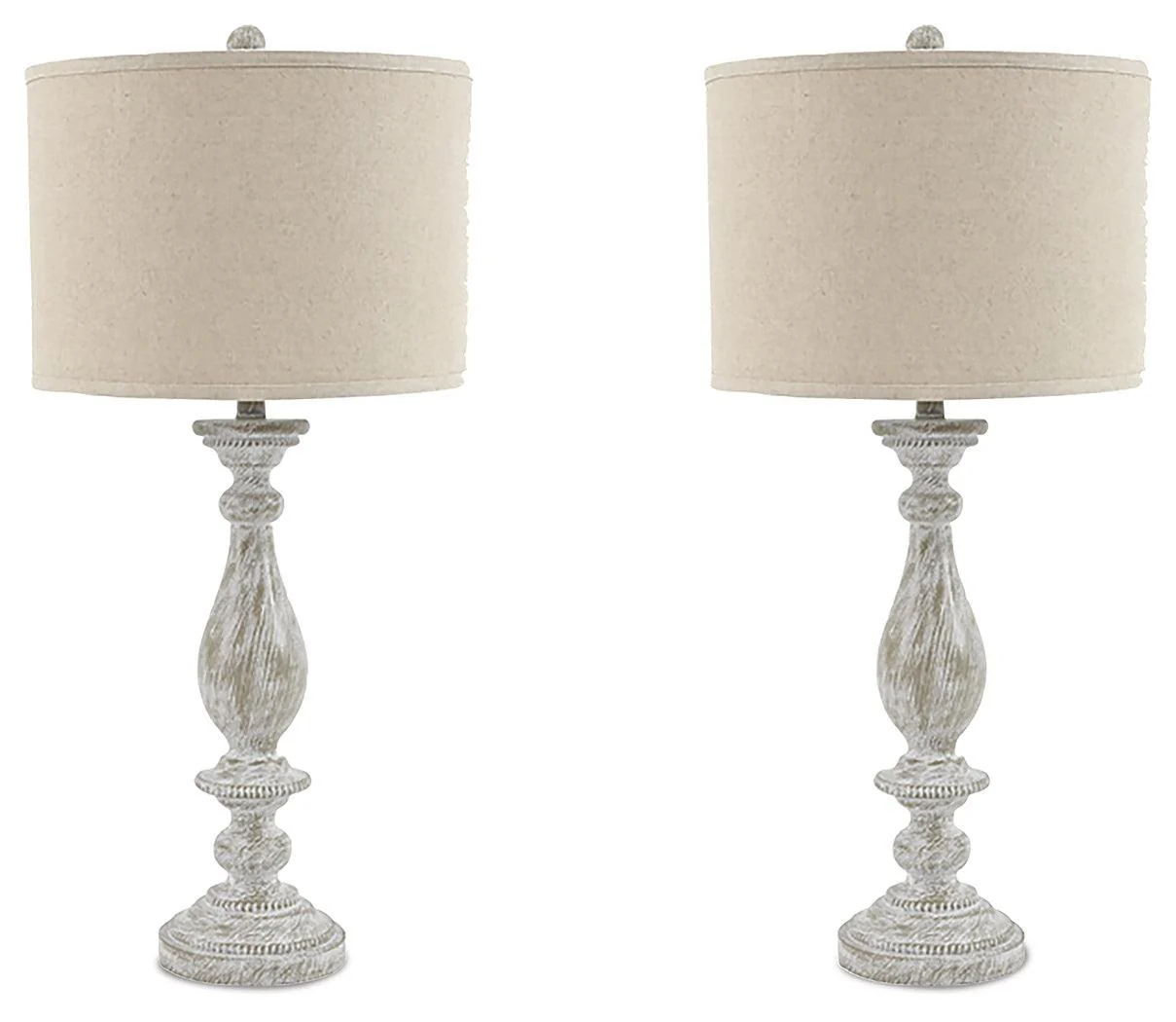 Bernadate Whitewash Table Lamp (Set of 2) - Image 2