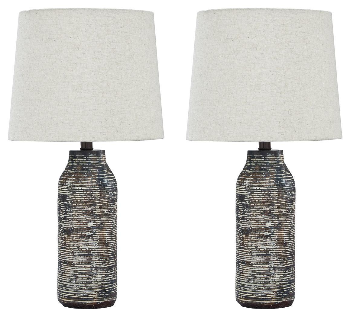 Mahima Black White Table Lamp (Set of 2) - Image 2