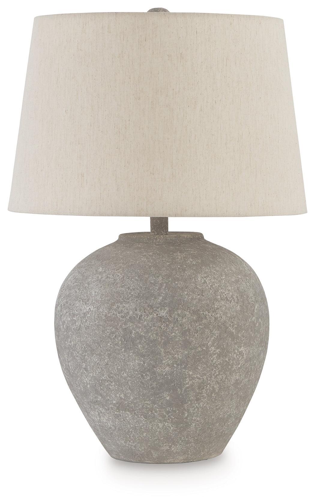 Dreward Distressed Gray Table Lamp - Image 2