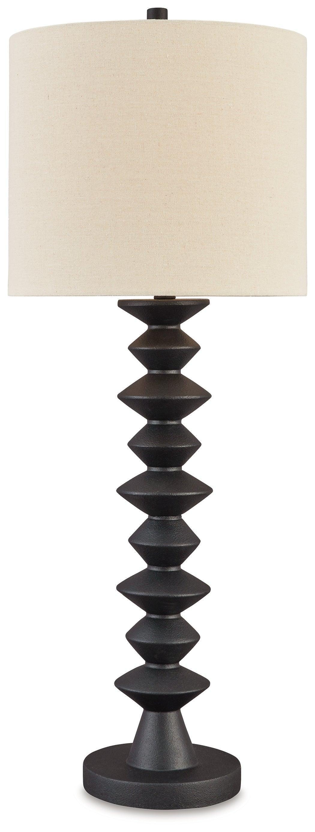 Luanndon Black 2-Piece Table Lamp Set - Image 3