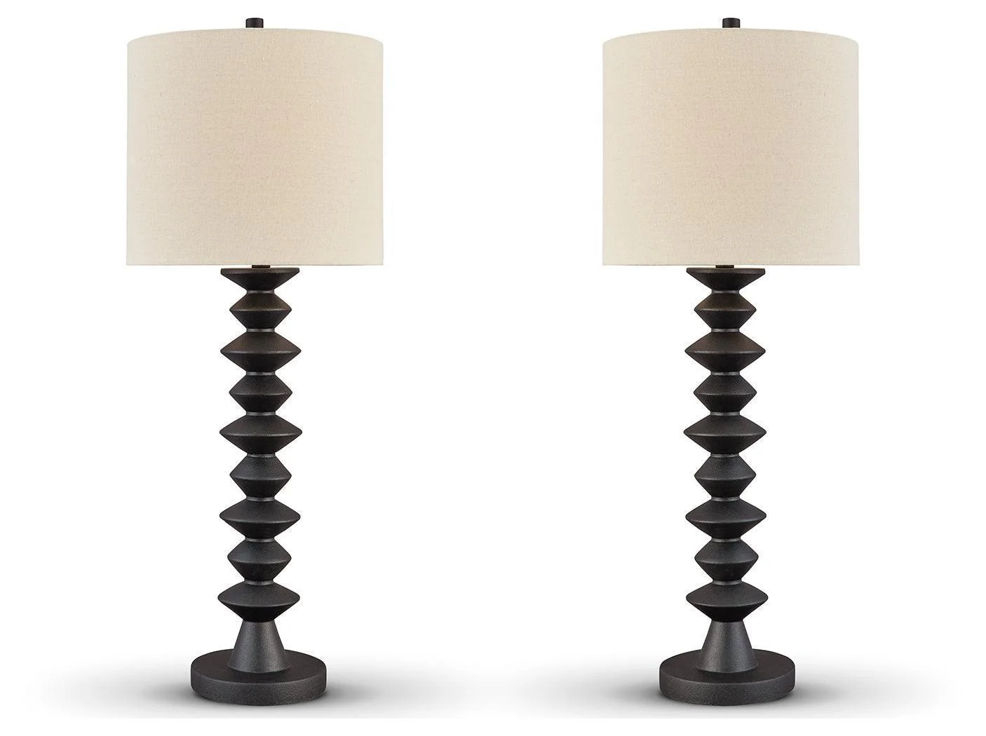 Luanndon Black 2-Piece Table Lamp Set - Image 2
