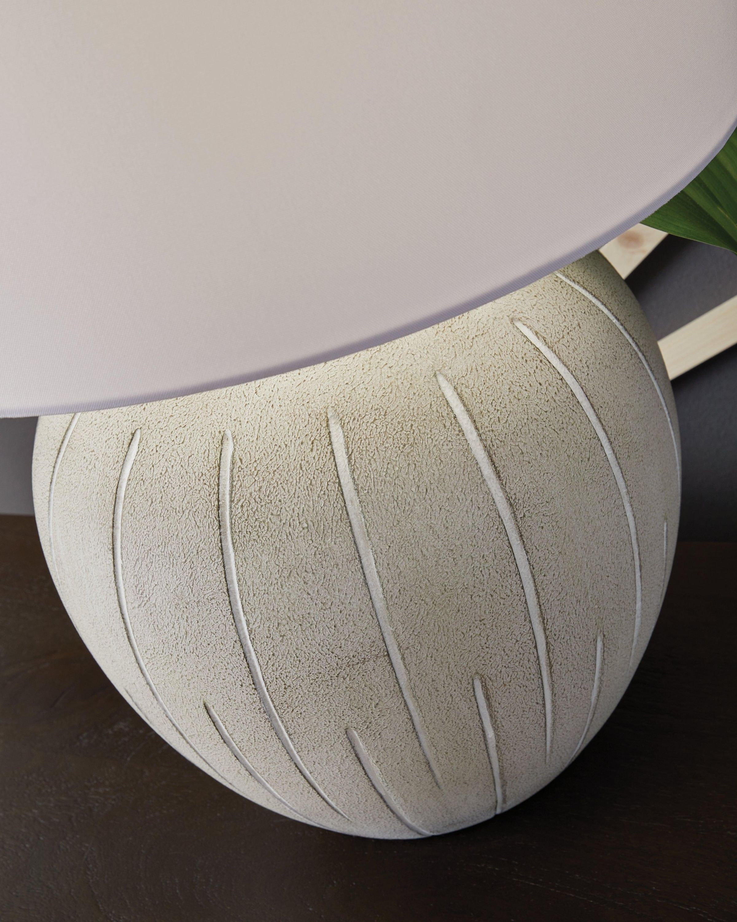 Calbert Warm Gray Table Lamp - Image 3