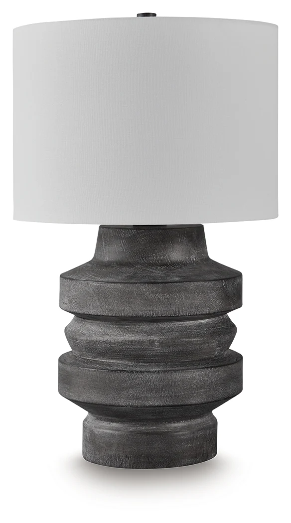 Wahida Distressed Black Table Lamp - Image 2
