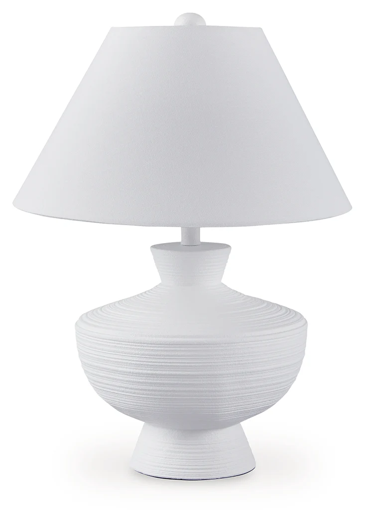 Harelwood White Table Lamp - Image 2