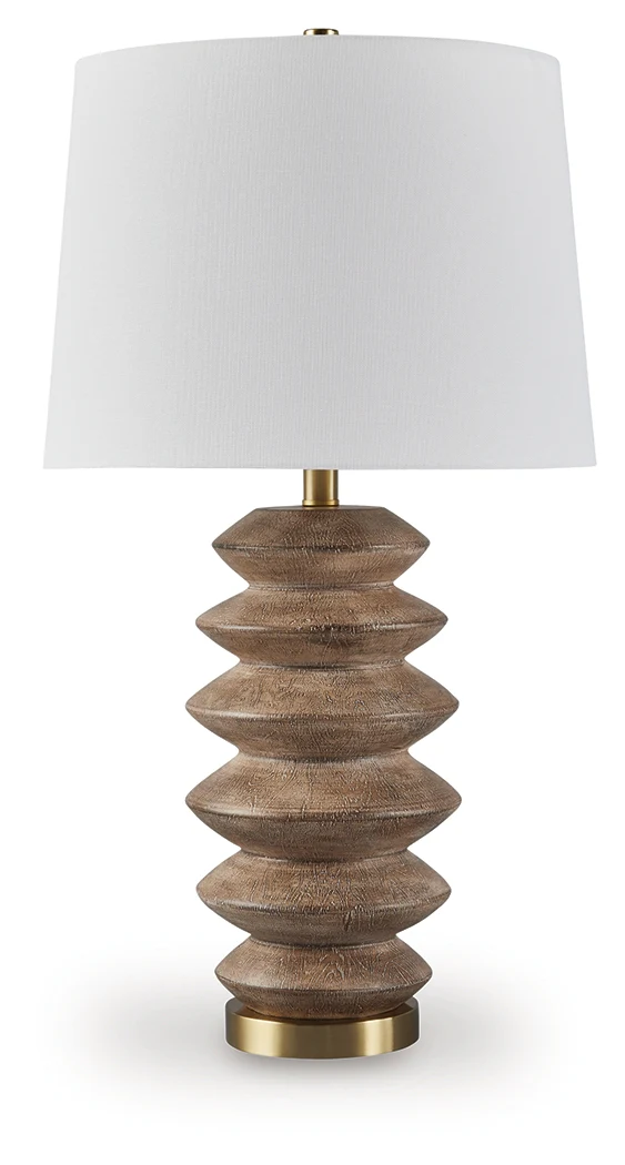 Jyllyard Brown/Gold Finish Table Lamp - Image 2