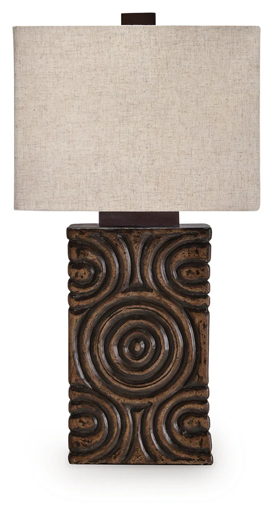 Heathbury Antique Brown Table Lamp - Image 2