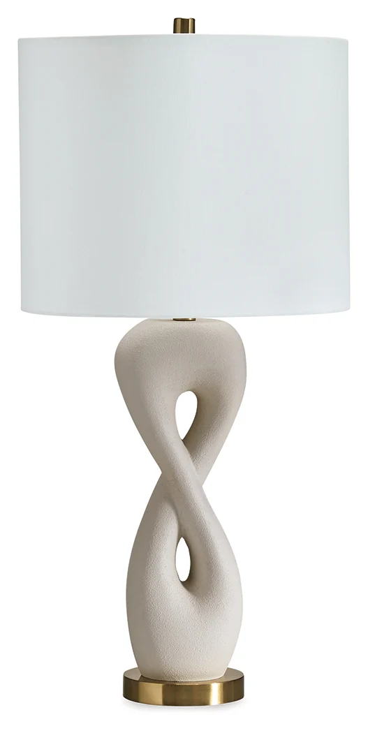 Judrich White/Gold Finish Table Lamp - Image 2