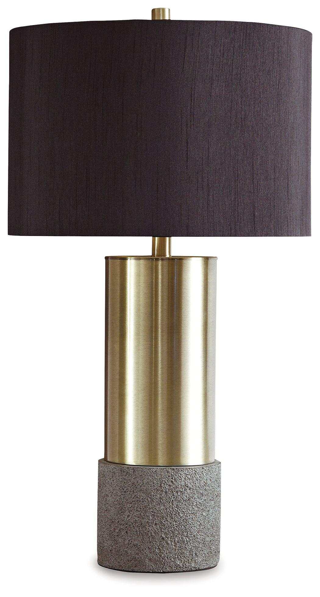 Jacek Gray Brass Finish Table Lamp (Set of 2) - Image 3