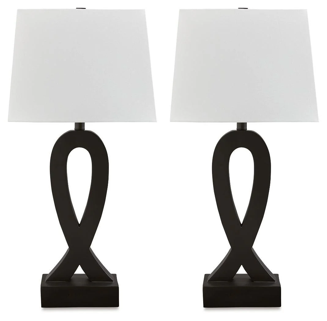 Markellton Black Table Lamp (Set of 2) - Image 2