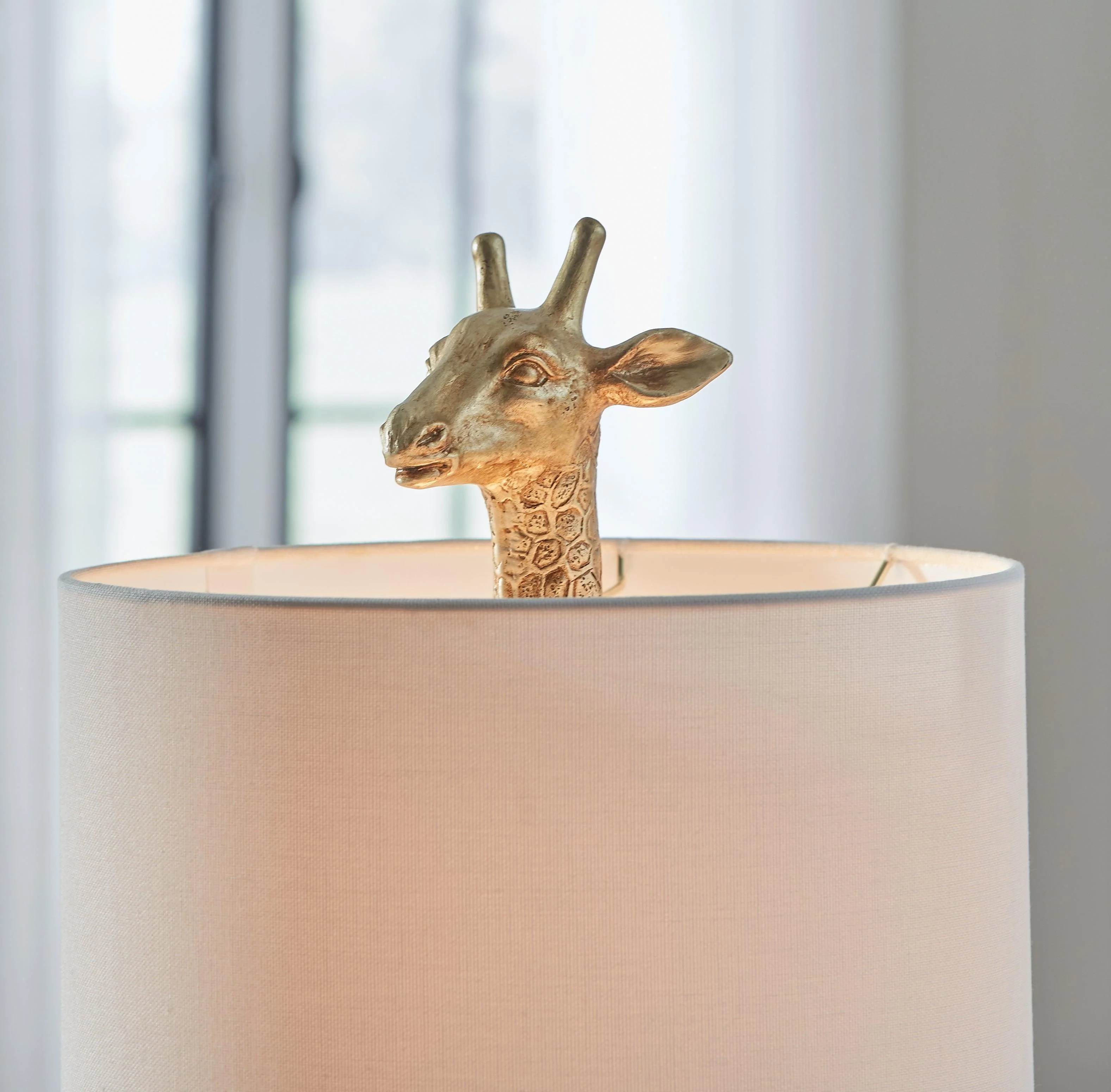 Ferrison Gold Finish Table Lamp - Image 3