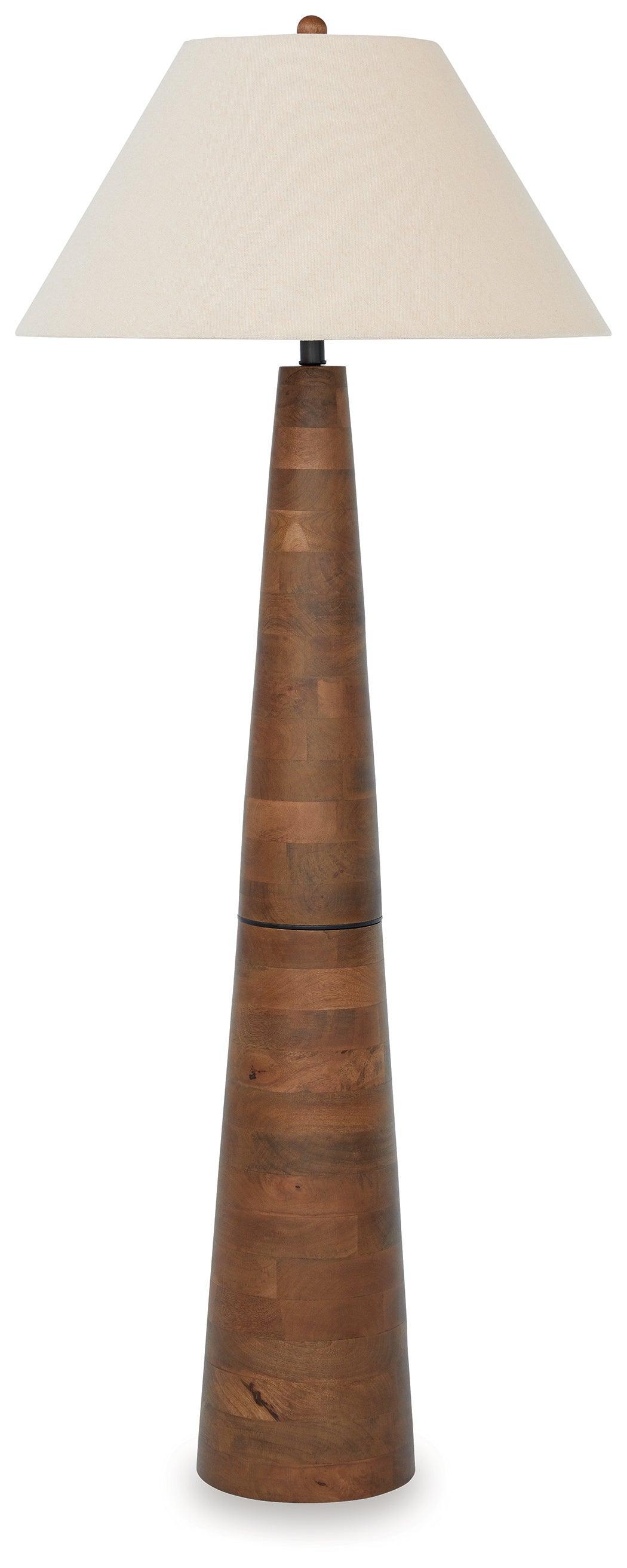 Danset Brown Floor Lamp - Image 2