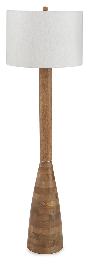 Ailsa Natural Brown Floor Lamp - Image 2