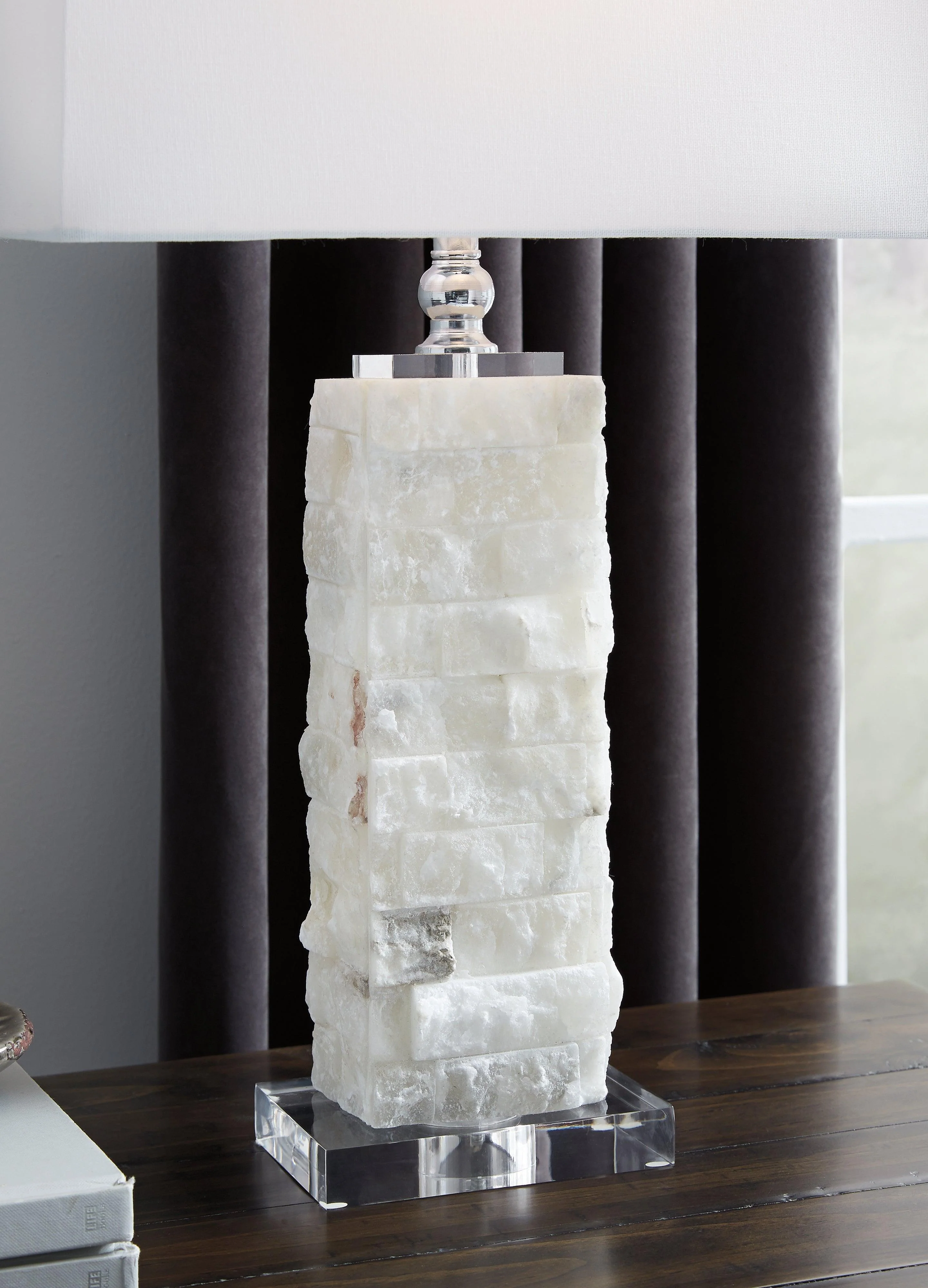 Malise White Table Lamp - Image 3