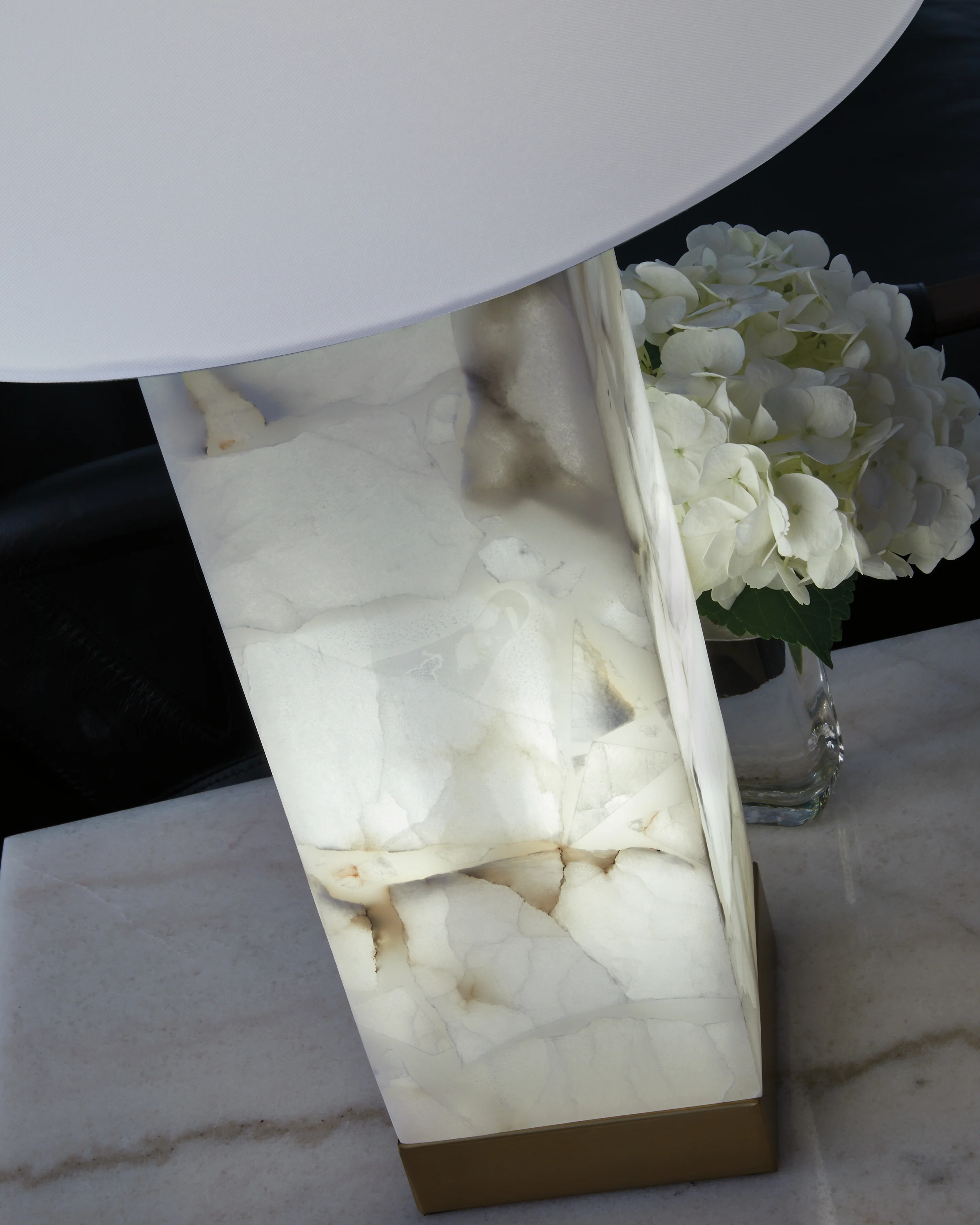 Linderfield White/Gold Finish Table Lamp - Image 3