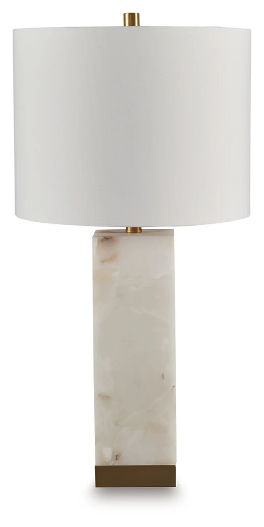 Linderfield White/Gold Finish Table Lamp - Image 2