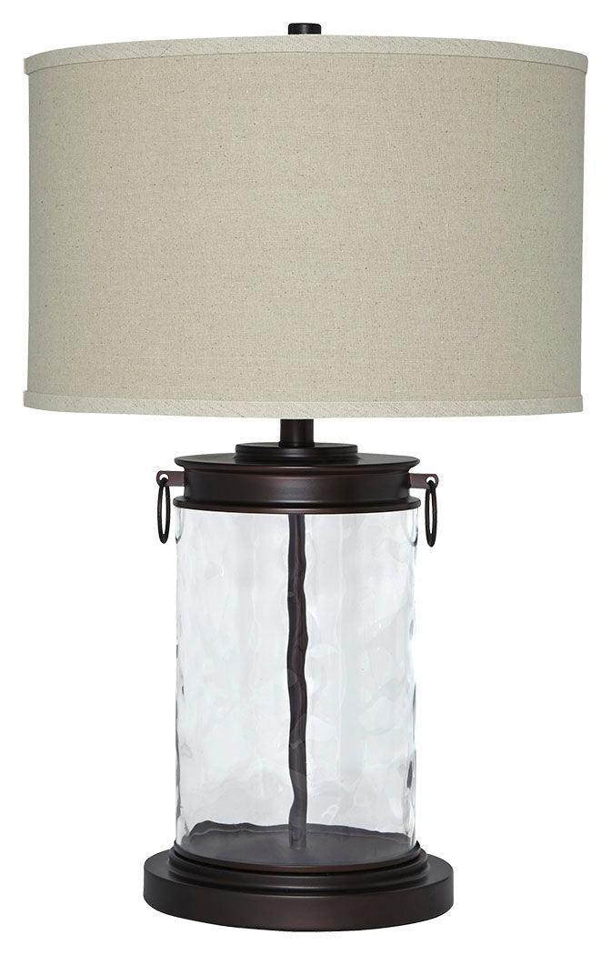 Tailynn Clear Bronze Finish Table Lamp - Image 2