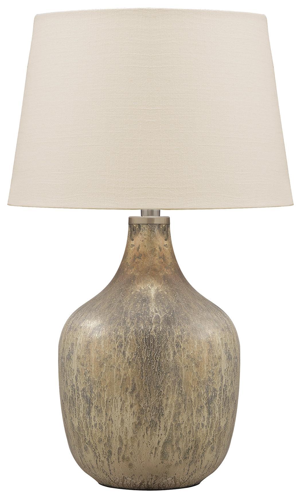 Mari Gray Gold Finish Table Lamp - Image 2