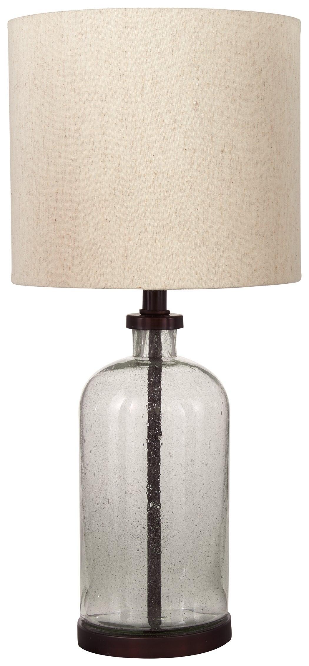 Bandile Clear Bronze Finish Table Lamp - Image 2
